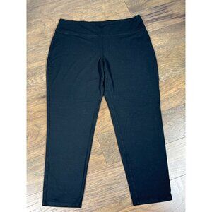 J. JILL Wearever Smooth Fit High Rise Slim Leg Pant Black Sz XL EUC